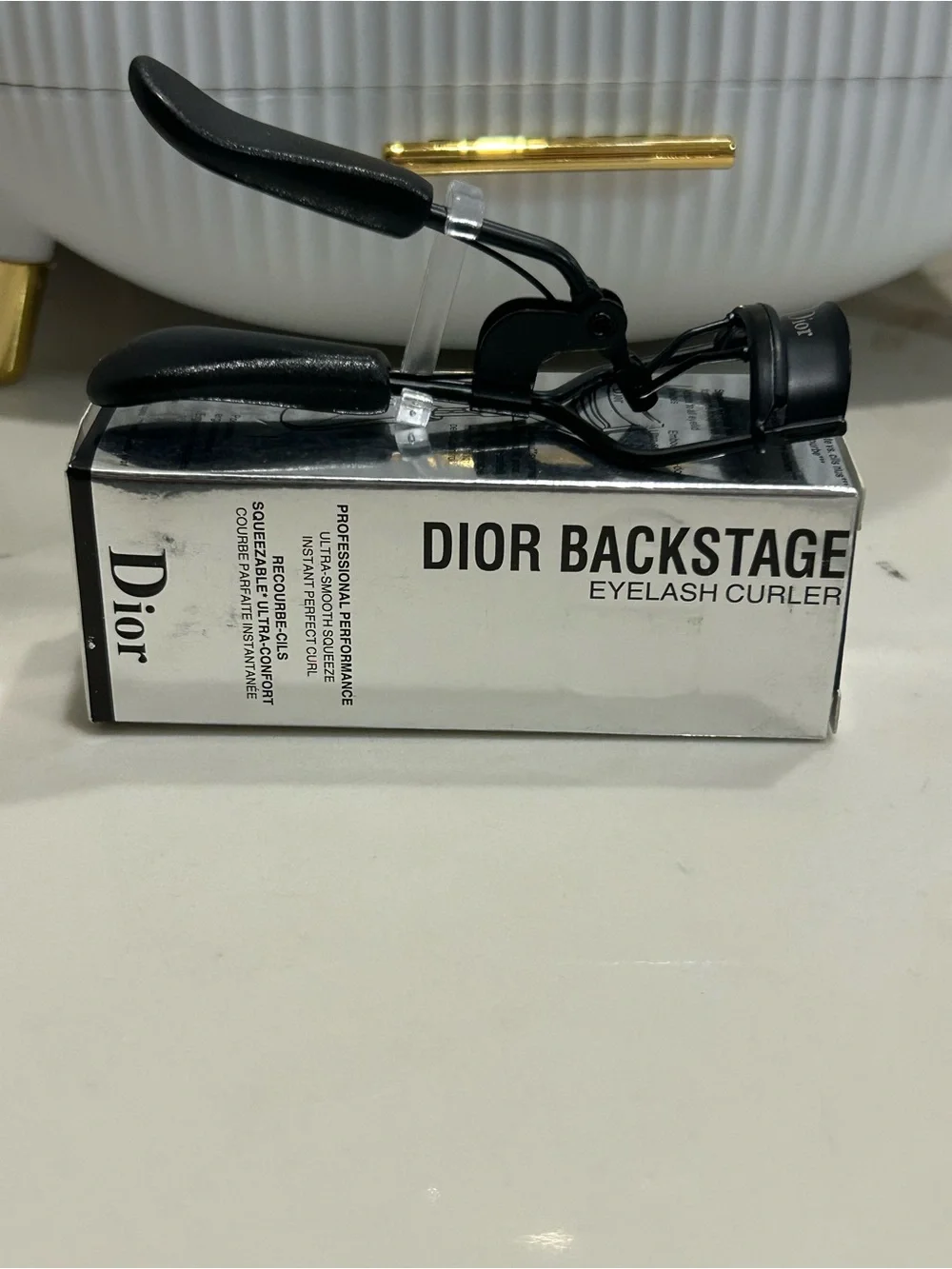 Dior Backstage Eyelash Curler - Black with Silver Box